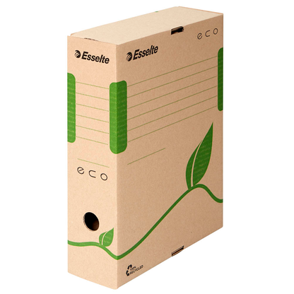 Artikelbild 12 für 25 Esselte Archivboxen ECO braun 8,0 x 23,3 x 32,7 cm, Artikelnummer 845887