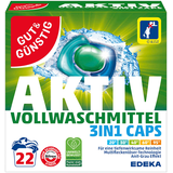 Artikelbild 1 für GUT&GÜNSTIG AKTIV Waschmittel Caps, 22 St., Artikelnummer 991197