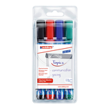 Artikelbild 1 für edding 380 Flipchart-Marker farbsortiert 1,5 - 3,0 mm, 4 St., Artikelnummer 541441