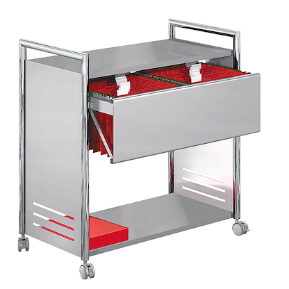 Artikelbild 21 für Kerkmann Hängemappenwagen alu für bis zu 100 Hängemappen, Artikelnummer 808204