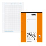 Artikelbild 1 für BRUNNEN Arbeitsblock Kieserblock gelocht DIN A4 kariert Lineatur 15C, Artikelnummer 121660