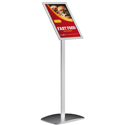 Artikelbild für update displays Infoständer silber DIN A4, Artikelnummer 316832