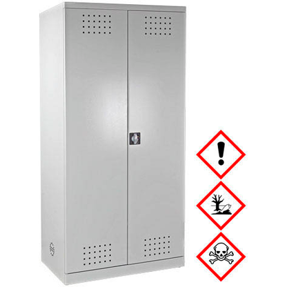 Artikelbild 2 für ADB Umweltschrank 40729 lichtgrau 92,0 x 58,0 x 192,0 cm, aufgebaut, Artikelnummer 892681