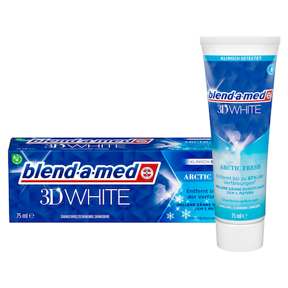 Artikelbild 6 für blend-a-med 3D WHITE ARCTIC FRESH Zahnpasta 75 ml, Artikelnummer 739621