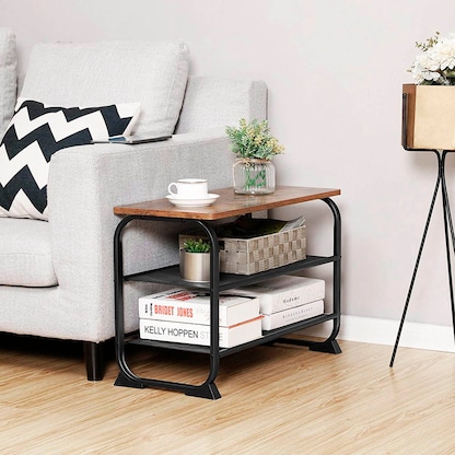 Artikelbild 6 für VASAGLE Schuhregal braun, schwarz 66,0 x 30,0 x 45,0 cm, Artikelnummer 439838