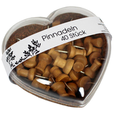 Artikelbild 1 für M&M Pinnnadeln 40 Stück braun, Artikelnummer 647398