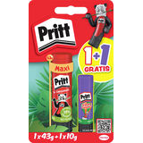 Artikelbild 1 für 1 + 1 GRATIS: Pritt Klebestifte 1x 43,0 g + GRATIS Klebestift lila 10,0 g, Artikelnummer 619878