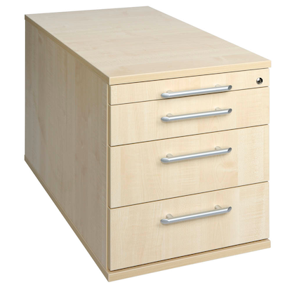 Artikelbild für HAMMERBACHER Solid TC30 Rollcontainer ahorn 4 Auszüge 42,8 x 80,0 x 51,2 cm, Artikelnummer 293516