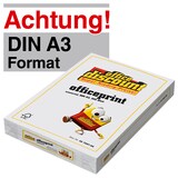 Artikelbild 1 für office discount Kopierpapier officeprint universal DIN A3 80 g/qm 500 Blatt, Artikelnummer 557207