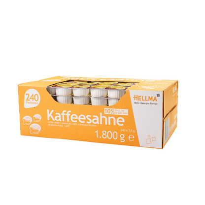 Artikelbild 5 für HELLMA Kaffeesahne 10 % 240x 7,5 g, Artikelnummer 781464