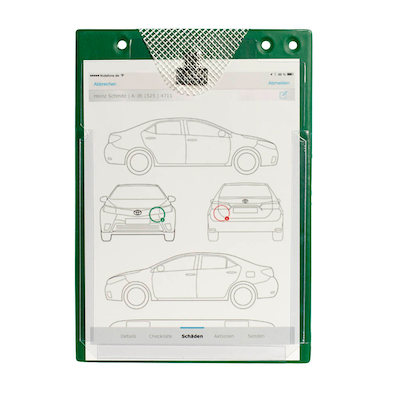 Artikelbild 2 für EICHNER Auftragstaschen Turbo grün für EICHNER Einstecktafel, Artikelnummer 262050