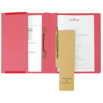 Artikelbild 2 für 100 Exacompta Aktenschwänze grau, Artikelnummer 111505