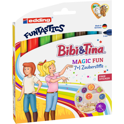 Artikelbild 10 für edding Bibi & Tina FUNTASTICS e-13 Filzstifte farbsortiert, 8 St., Artikelnummer 747521