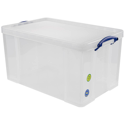 Artikelbild 3 für Really Useful Box Aufbewahrungsbox 84,0 l transparent 71,0 x 44,0 x 38,0 cm, Artikelnummer 404301