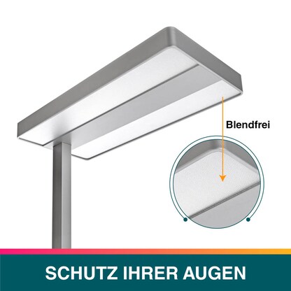 Artikelbild 2 für unilux LIXUS Stehlampe metallgrau 50 W, Artikelnummer 509584