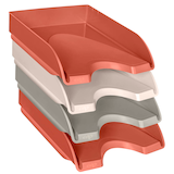 Artikelbild 1 für 4 cep Briefablagen-Set TERRA NOVA 2x teracotta, 1x sand, 1x beige, Artikelnummer 528689