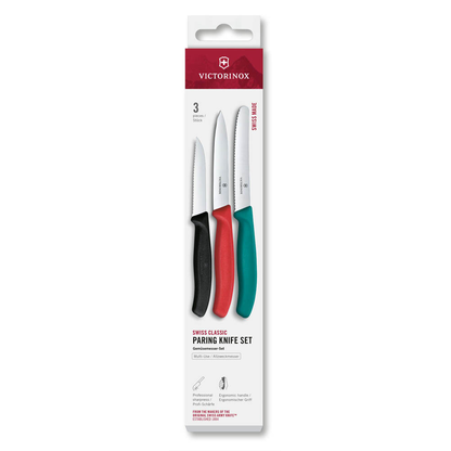 Artikelbild 15 für VICTORINOX Küchenmesser Swiss Classic silber, grün, silber, rot, silber, schwarz, 1 Set, Artikelnummer 636987