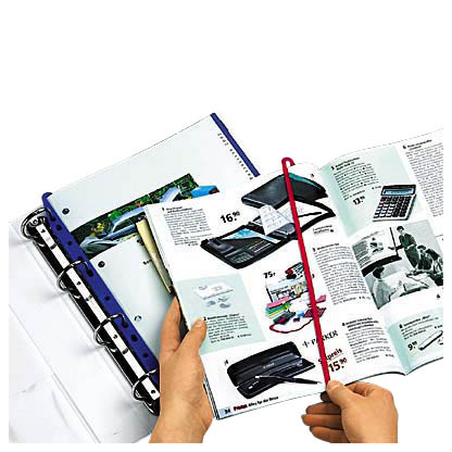 Artikelbild 2 für 25 Top-Print Abheftschienen transparent DIN A4 25 Blatt, Artikelnummer 248153