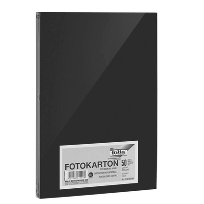 Artikelbild 3 für folia Fotokarton schwarz 300 g/qm 50 Blatt, Artikelnummer 132757