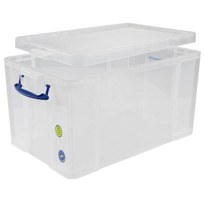 Artikelbild 4 für Really Useful Box Aufbewahrungsbox 84,0 l transparent 71,0 x 44,0 x 38,0 cm, Artikelnummer 404301