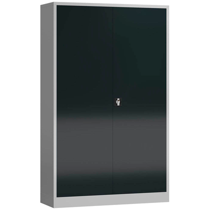 Artikelbild 2 für ClassiX Metallschrank X-530388 anthrazit, lichtgrau 120,0 x 60,0 x 194,5 cm, aufgebaut, Artikelnummer 184279