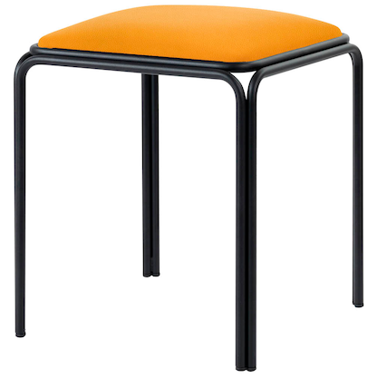 Artikelbild 2 für 4 meet powered by PAPERFLOW Hocker BISTRO TBBISX4SC.20 safran Kunstleder, Artikelnummer 230088