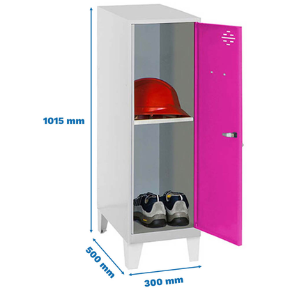 Artikelbild 2 für Simonrack Spind SIMONLOCKER DISM SINGLE grau, pink 8425437120732, 1 Schließfach 30,0 x 50,0 x 101,5 cm, Artikelnummer 355794