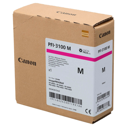 Artikelbild 2 für Canon PFI-3100 magenta Druckerpatrone, Artikelnummer 524674