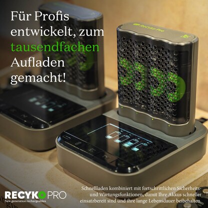 Artikelbild 18 für GP ReCyko Pro Management Display 45-tlg. USB-Akku-Schnellladegerät inkl. Akkus, Artikelnummer 619629