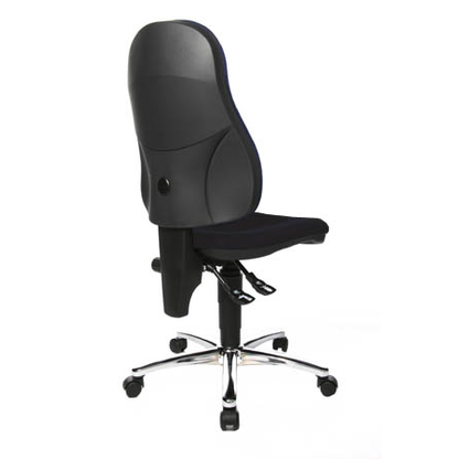 Artikelbild 3 für Topstar Bürostuhl Point 60, 8169G20 Stoff schwarz, Gestell chrom, Artikelnummer 434803
