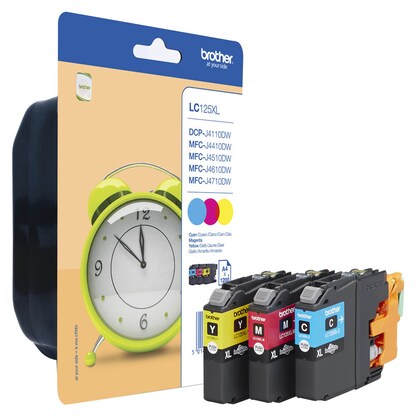 Artikelbild 3 für brother LC-125XLC/M/Y cyan, magenta, gelb Druckerpatronen, 3er-Set, Artikelnummer 889469