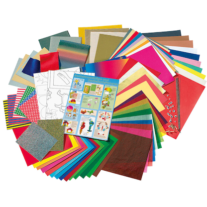 Artikelbild 3 für folia Bastelset JUMBO 107-tlg. mehrfarbig, Artikelnummer 509836