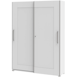 Artikelbild 1 für röhr Schiebetürenschrank Imperia, 194-1A5-9010-90-F1 weiß 5 Fachböden 200,0 x 40,0 x 218,5 cm, Artikelnummer 524506