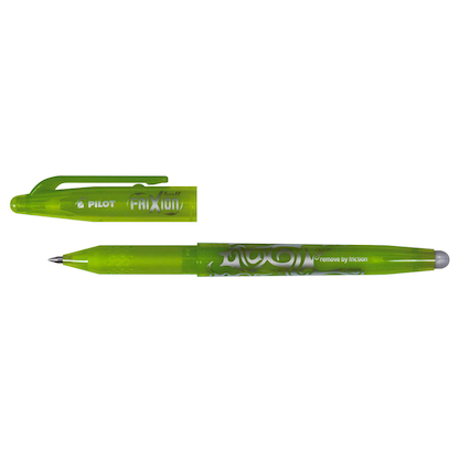 Artikelbild für PILOT FRIXION ball Tintenroller hellgrün 0,35 mm, Schreibfarbe: grün, 1 St., Artikelnummer 206391