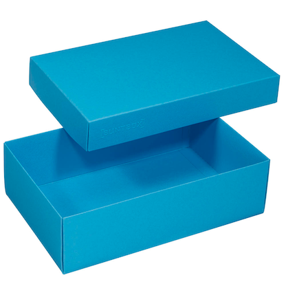 Artikelbild 3 für 2 BUNTBOX L Geschenkboxen 3,6 l blau 26,6 x 17,2 x 7,8 cm, Artikelnummer 303786