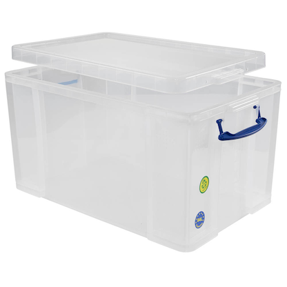 Artikelbild 5 für Really Useful Box Aufbewahrungsbox 84,0 l transparent 71,0 x 44,0 x 38,0 cm, Artikelnummer 404301