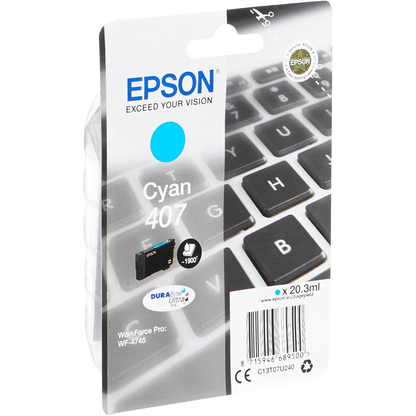 Artikelbild 4 für EPSON 407 / T07U2 cyan Druckerpatrone, Artikelnummer 335283
