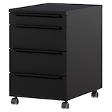 Artikelbild 1 für GERMANIA 4377 Rollcontainer schwarz 4 Auszüge 42,0 x 60,0 x 63,0 cm, Artikelnummer 136139