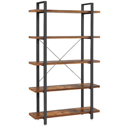 Artikelbild 18 für VASAGLE Bücherregal braun, schwarz 105,0 x 33,5 x 177,5 cm, Artikelnummer 290187