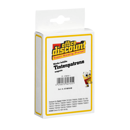 Artikelbild 2 für office discount magenta Druckerpatrone kompatibel zu Canon CLI-581 M XXL, Artikelnummer 576019