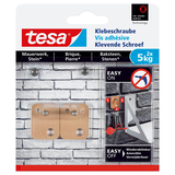 Artikelbild 1 für tesa Klebeschraube für max. 5,0 kg 2,4 x 3,0 cm, 2 St., Artikelnummer 399042