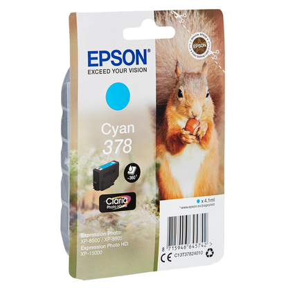 Artikelbild 2 für EPSON 378/T37824 cyan Druckerpatrone, Artikelnummer 432486