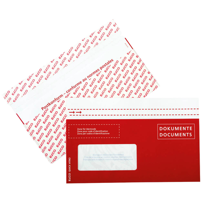Artikelbild 13 für ELCO Lieferscheintaschen Quick Vitro Papier DIN lang 250 St., Artikelnummer 499461