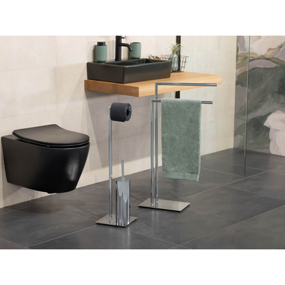 Artikelbild 2 für WENKO WC-Garnitur Recco chrom Metall, Artikelnummer 812224