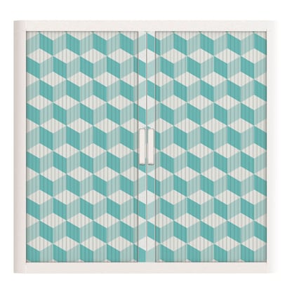 Artikelbild 3 für PAPERFLOW easyOffice Vintage Rollladenschrank 60964 2 Fachböden 110,0 x 41,5 x 104,0 cm, Artikelnummer 210736