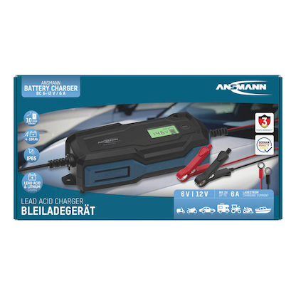 Artikelbild 3 für ANSMANN BC 6-12V, 6A Autobatterie-Ladegerät schwarz, Artikelnummer 297048