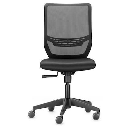 Artikelbild 2 für Trendoffice by Dauphin Bürostuhl to-sync work mesh one, 9241 SY0 A0 Stoff schwarz, Gestell schwarz, Artikelnummer 655468