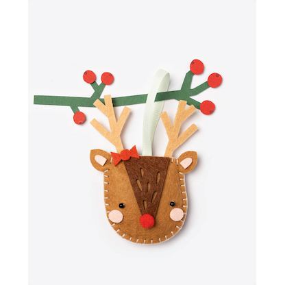 Artikelbild 2 für folia Nähset Mini Filzinies RENTIER braun, Artikelnummer 692357