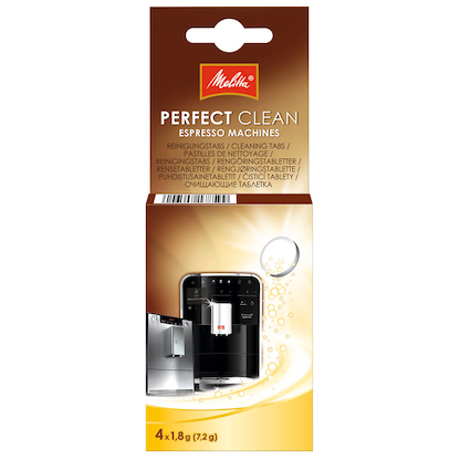 Artikelbild 2 für Melitta PERFECT CLEAN Espresso Machines Reinigungstabletten 4 St., Artikelnummer 817627