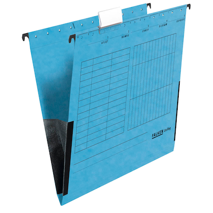 Artikelbild für 25 FALKEN Hängetaschen UniReg blau, Artikelnummer 633792